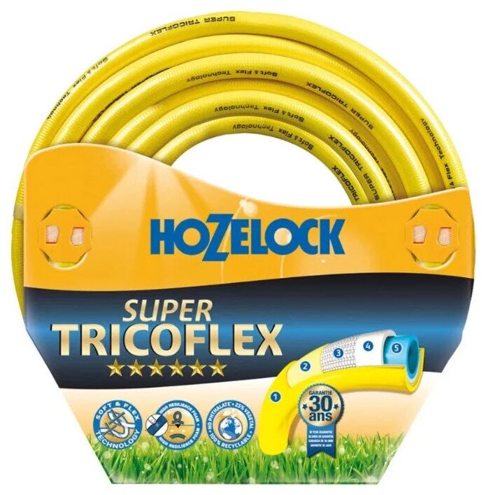 Шланг для полива HOZELOCK Super Tricoflex 3/4 дюйма 25 м