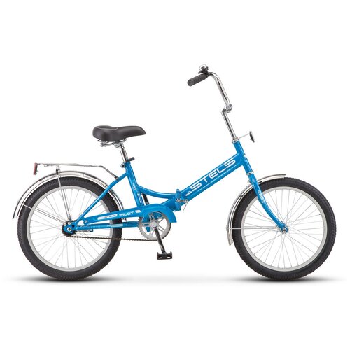 STELS Pilot 410 20 (2017) синий 13.5 (требует финальной сборки) городской велосипед stels pilot 710 24 z010 2020 рама 14 красный