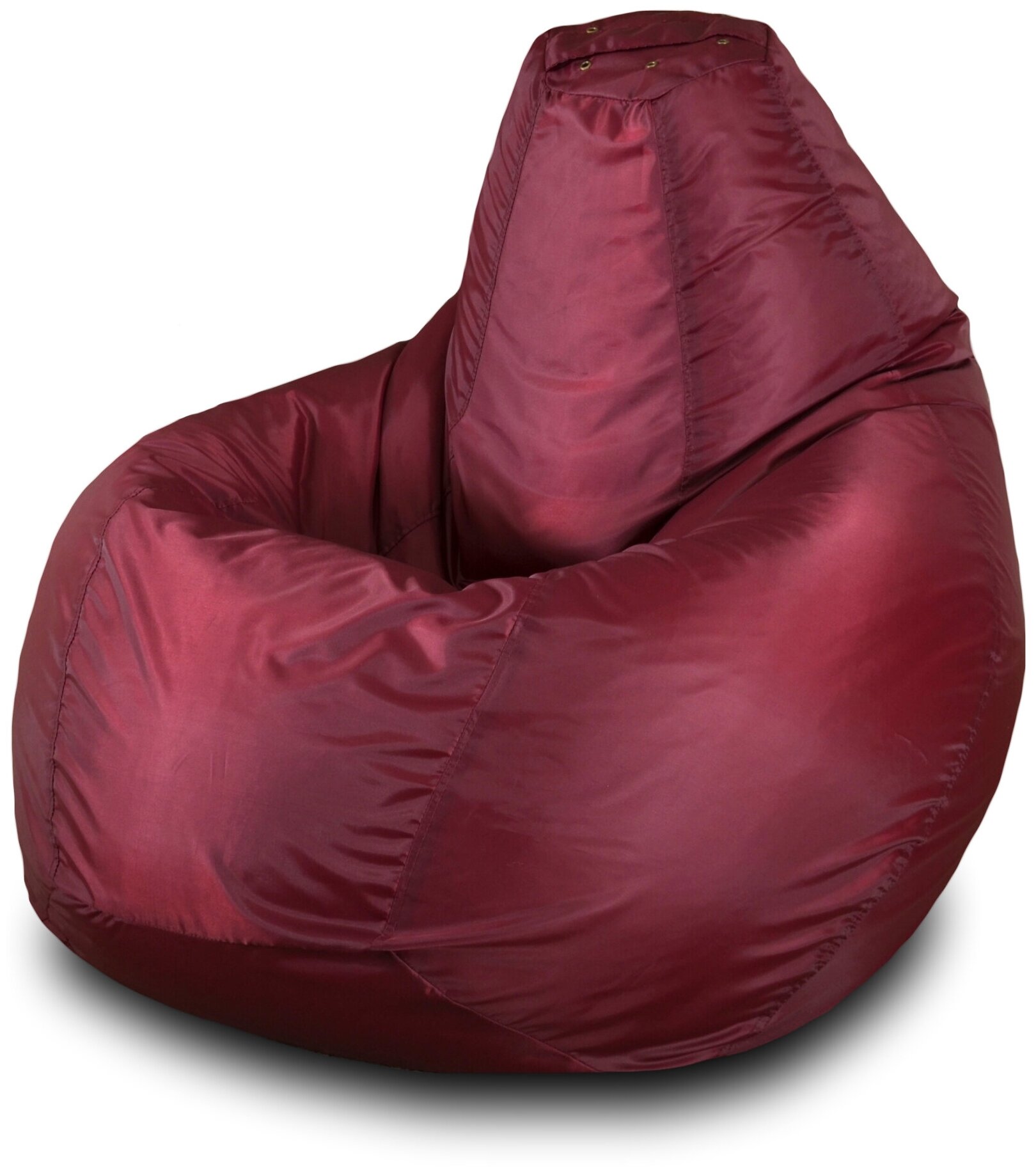 Кресло-мешок Груша Пазитифчик бордовая (оксфорд) 130х85 см