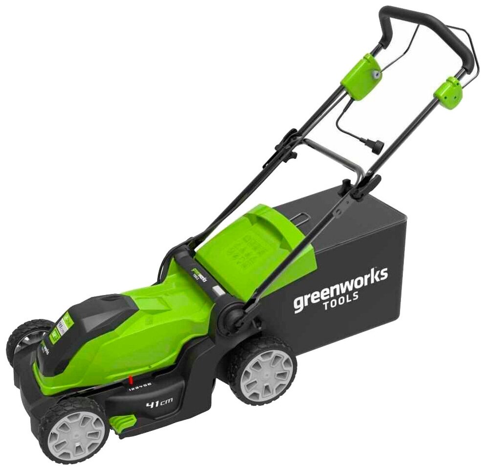 Электрическая газонокосилка Greenworks GLM1241 1200 Вт 41