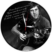 Часы из виниловой пластинки (c) VinylLab Владимир Высоцкий
