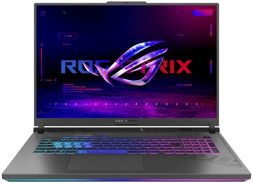 Ноутбук ASUS ROG STRIX G18 G814JI-N6157, 18" (2560x1600) IPS 240Гц/Intel Core i7-13650HX/16ГБ DDR5/1ТБ SSD/GeForce RTX 4070 8Гб/Без ОС, серый (90NR0D01-M00960)