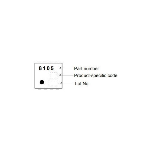 Микросхема TPCC8105 P-Channel MOSFET 30V 23A TSON-ADVANCE микросхема fdms3615s n channel mosfet 25v 23a power56