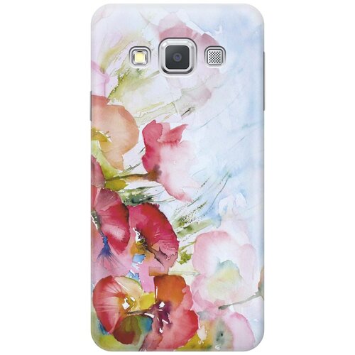 фото Cиликоновый чехол на samsung galaxy a3 / самсунг а3 с принтом "акварельные цветы" gosso