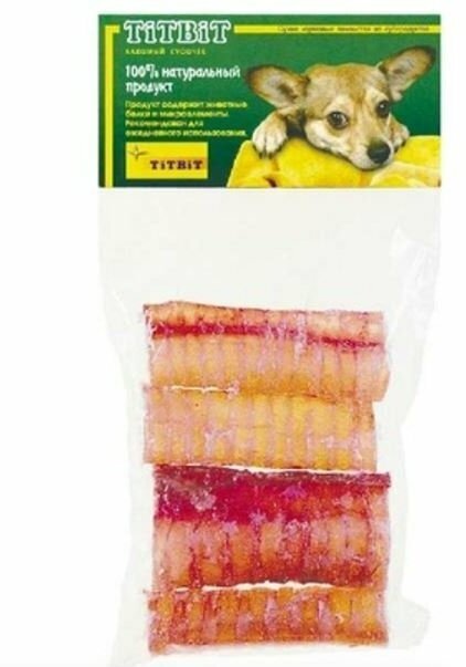 Лакомство для собак Titbit Трахея говяжья резаная лакомство для собак 0,07 кг - фото №7