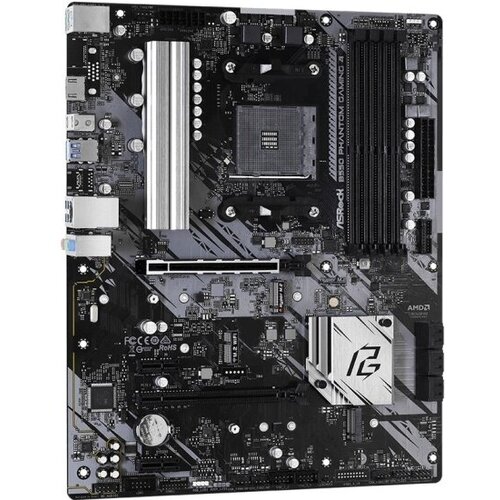 Материнская плата ASRock B550M PHANTOM GAMING 4 SocketAM4 AMD B550 mATX4DDR42M22PCI-161PCI-E DP HDMI PC4733 1410200₽