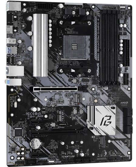 Материнская плата ASRock B550M PHANTOM GAMING 4 (SocketAM4, AMD B550, mATX,4DDR4,2M.2,2PCI-16,1PCI-E, DP, HDMI, PC4733)