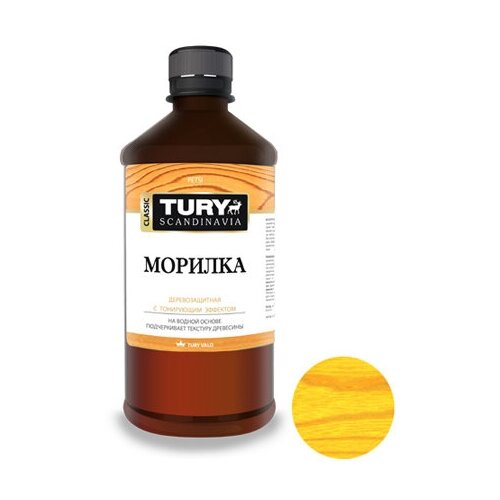 Морилка TURY 0,5л сосна, арт.119165 морилка tury 0 5л палисандр арт 119009