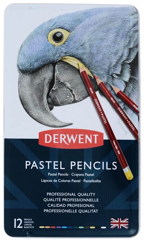 Derwent Пастельные карандаши Pastel pencils, 12 цветов (32991)