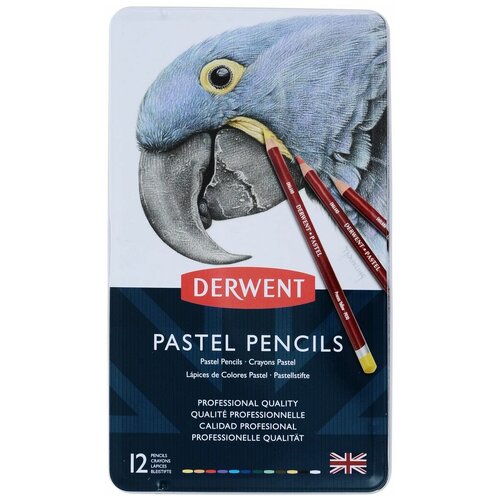 Derwent Пастельные карандаши Pastel pencils, 12 цветов (32991), 12 шт.