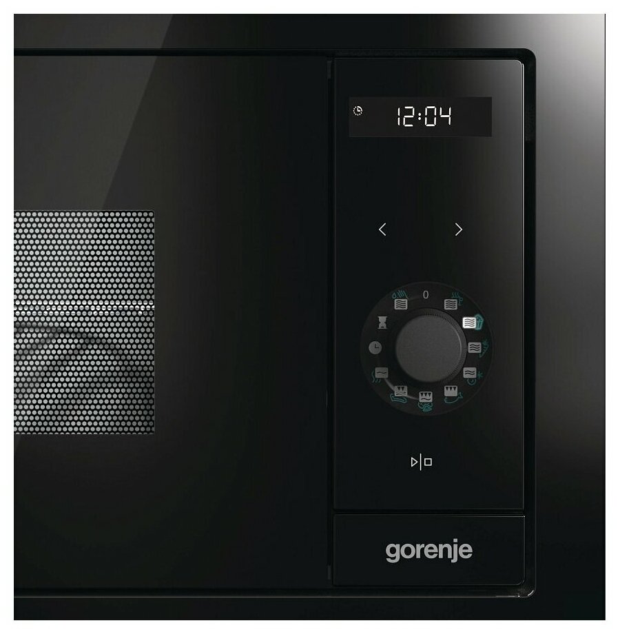 Встраиваемая микроволновая печь GORENJE BM235G1SYB черный (23 л, диспл) - фотография № 2