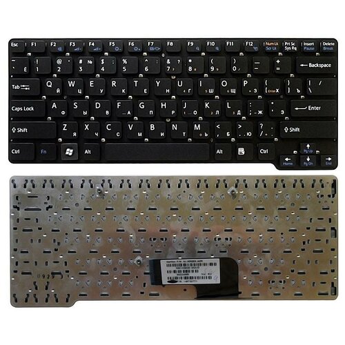 Клавиатура для ноутбука Sony Vaio VPC-CW VPCCW черная клавиатура sony vaio vpc cw 148755771 черная без рамки