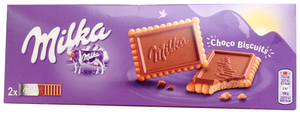 Печенье Milka choco biscuit, 150 г, шоколад, молоко