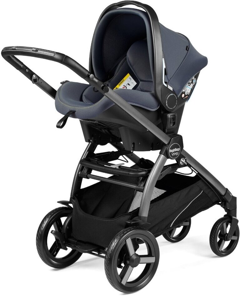 Универсальная коляска Peg-Perego Ypsi Combo Amour, синий с серым (IPMS270000BA71) - фото №5