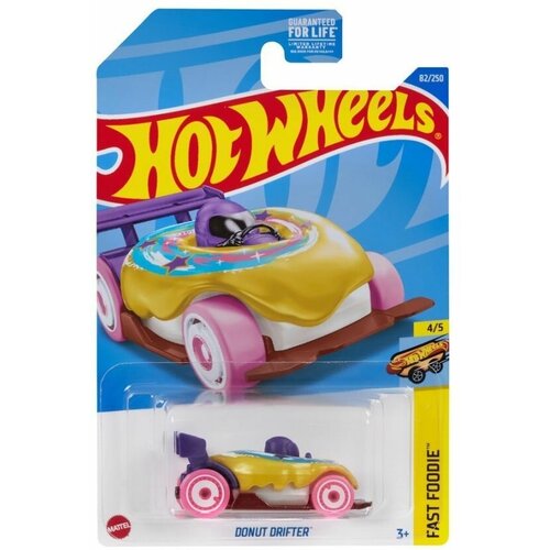 Машинка Hot Wheels коллекционная (оригинал) DONUT DRIFTER золотистый/фиолетовый