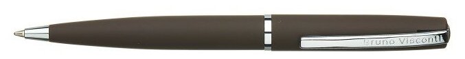 Ручка "Sienna" шариковая автоматическая, коричневый металлический корпус 1.0 ММ, синяя