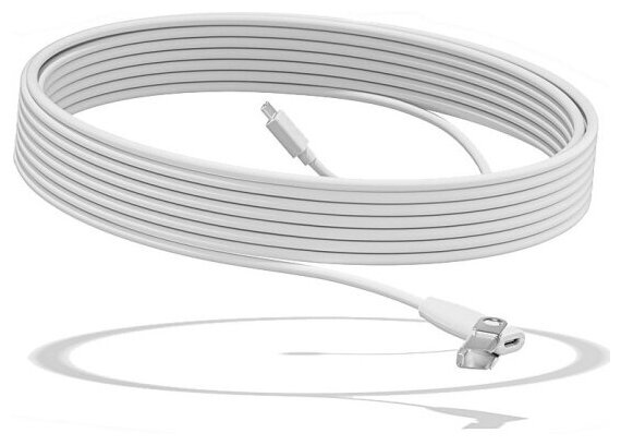 Кабель удлинительный Logitech Rally Mic Pod Extension Cable White (10м) (952-000047)