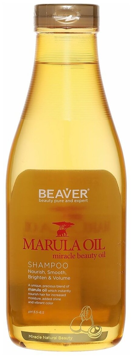 BEAVER шампунь Marula Oil с маслом марулы, 730 мл