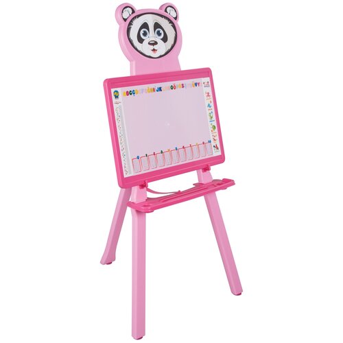 фото Доска для рисования детская pilsan panda (03-418) розовый