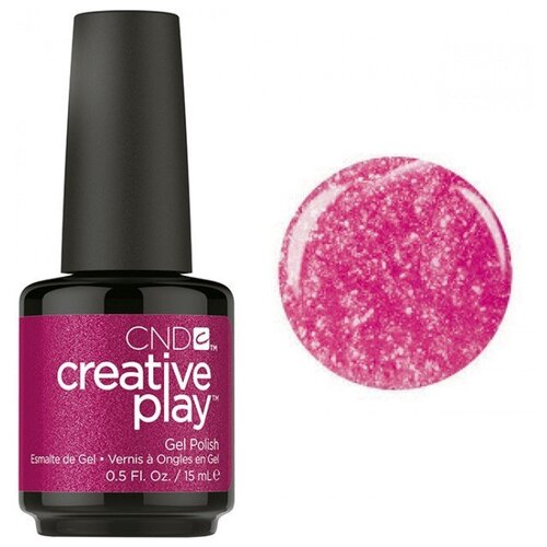 CND Гель-лак Creative Play, 15 мл, #496 Cherry-Glo-Round гель лак pole glitter 14 вишневый сок 8 мл