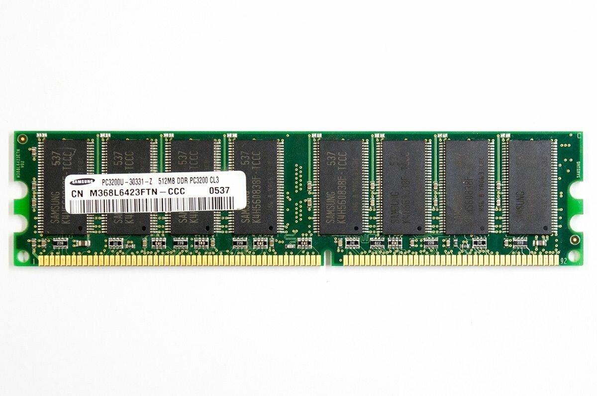 Оперативная память SamSung pc3200-30331-z 512mb ddr pc3200 cl3 512 Mb ddr 400 pc-3200 OEM