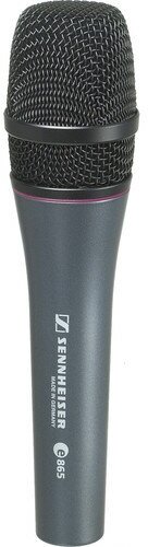 SENNHEISER E 865 - конденсаторный вокальный микрофон, суперкардиоида, 20 - 20000 Гц, 350 Ом