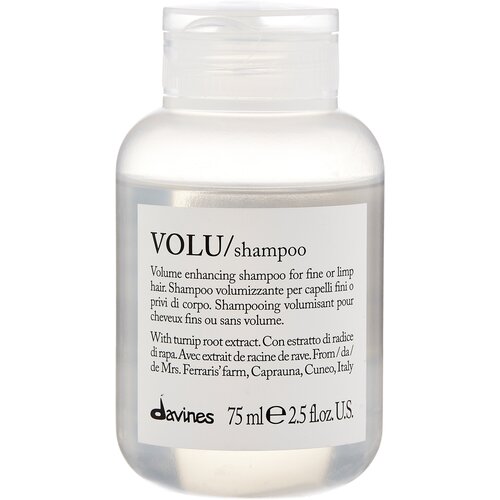 Davines шампунь Volu volume enhancing, 75 мл davines шампунь solu clarifying solution 75 мл