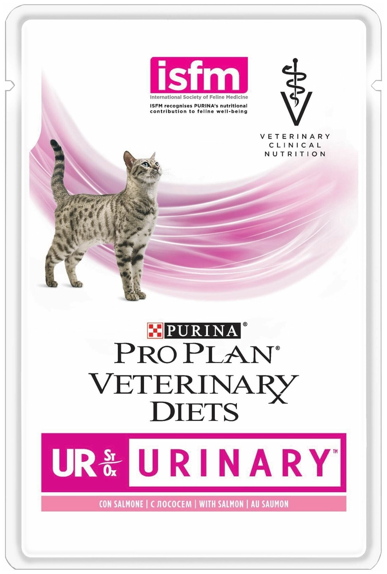 Влажный корм для котов Pro Plan VD UR (Urinary), при болезни нижних отделов мочевыводящих путей, с лососем 85 г