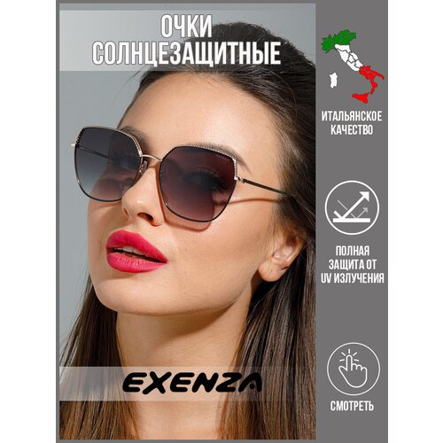 Солнцезащитные очки Exenza, черный, золотой