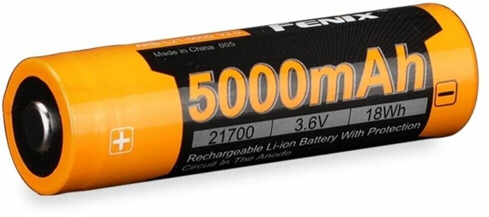 Аккумулятор Fenix ARB-L21-5000 v2.0 21700 LI-Ion 5000 mAh, ARB-L21-5000V20