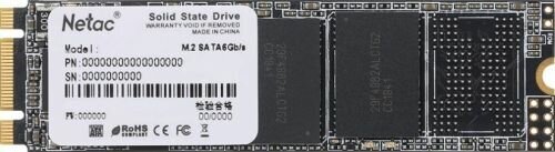 Накопитель SSD M.2 2280 Netac NT01N535N-512G-N8X N535N series 512GB SATA 6Gb/s 3D TLC NAND 540/490MB/s MTBF 1.5M Retail