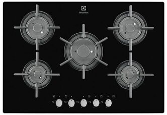 Газовая варочная панель Electrolux EGT 97657 NK, черный