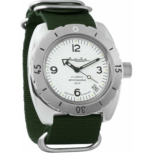 фото Наручные часы восток мужские наручные часы восток амфибия 150349, зеленый