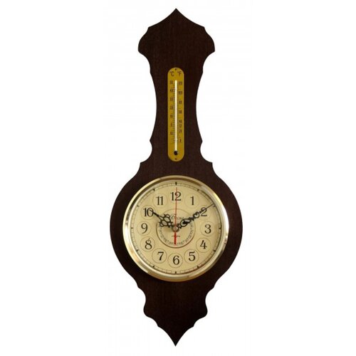 Весна СЧК-168 настенные кварцевые часы с термометром