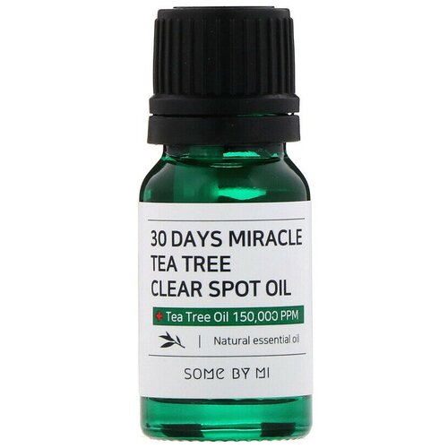 Some By Mi масло чайного дерева для проблемной кожи 30 days miracle tea tree clear spot oil, 10 мл some by mi масло чайного дерева для проблемной кожи 30 days miracle tea tree clear spot oil 10 мл