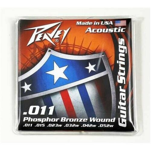 Комплект струн для акустической гитары PEAVEY Phosphor Bronze-Balanced 11-52