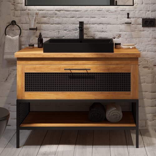 Тумба с раковиной Belinza Trellis 100 грецкий орех