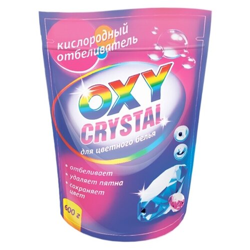 ХБК Кислородный отбеливатель Oxy crystal для цветного белья 600 г.