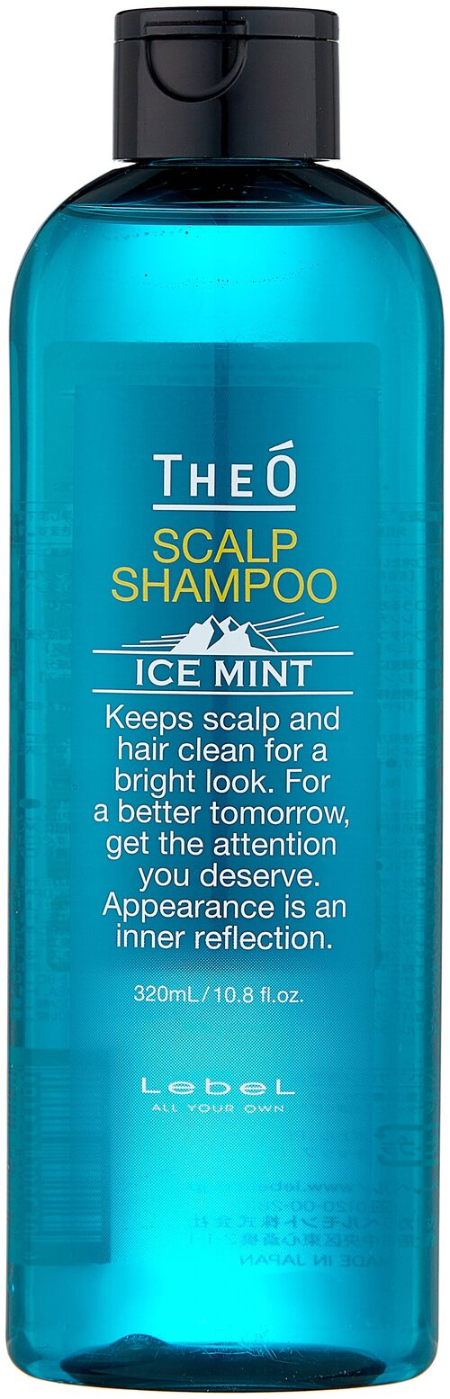 Lebel Cosmetics шампунь TheO Scalp Ice Mint, 320 мл