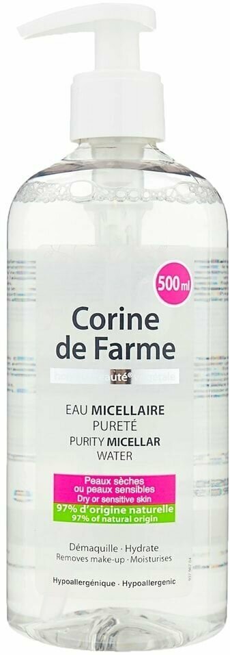 Мицеллярная вода Corine de Farme Очищающая 500мл х3шт