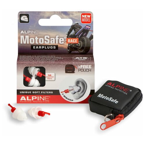 Беруши для мотоспорта Motosafe Race. Alpine Hearing Protection