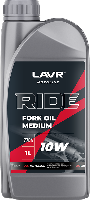 LAVR LN7784 Масло вилочное LAVR MOTO RIDE 10W 1л