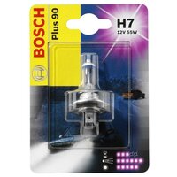 Лампа H7 Plus 90 12V 55W Блистер 1 Шт Bosch арт. 1987301078