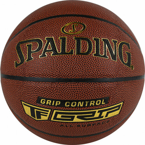 Баскетбольный мяч SPALDING Grip Control р.7, коричневый