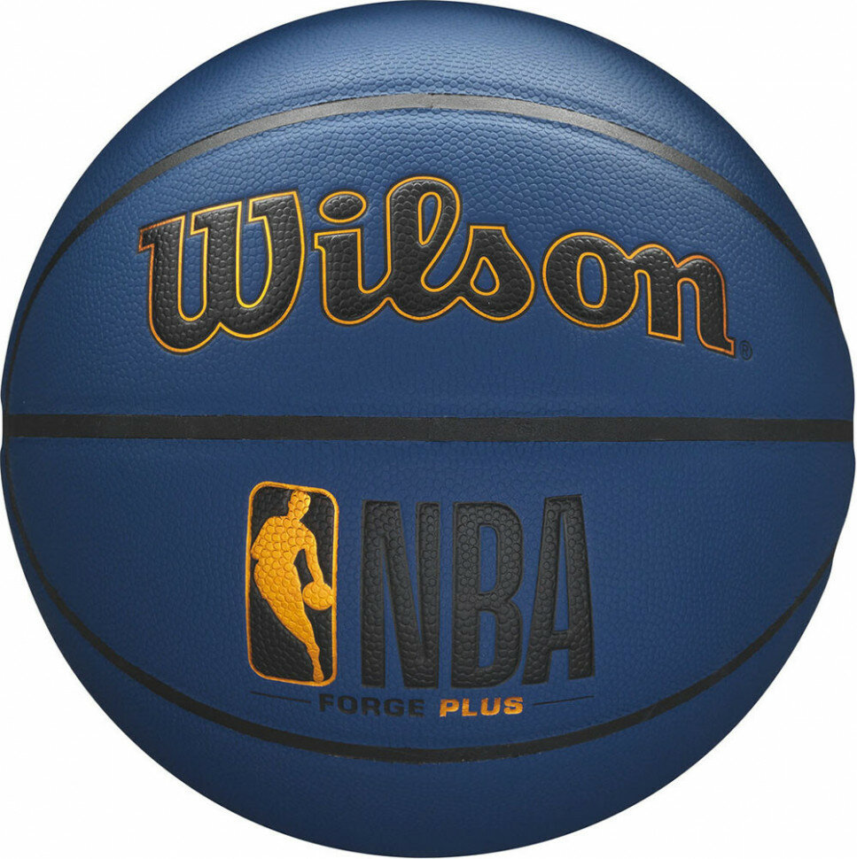 Баскетбольный мяч WILSON NBA FORGE PLUS ECO BSKT WZ2010901XB7, р.7, синий