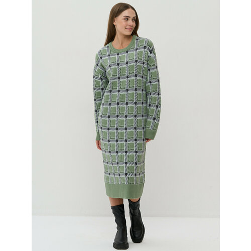 фото Платье vay, размер 54/56, зеленый