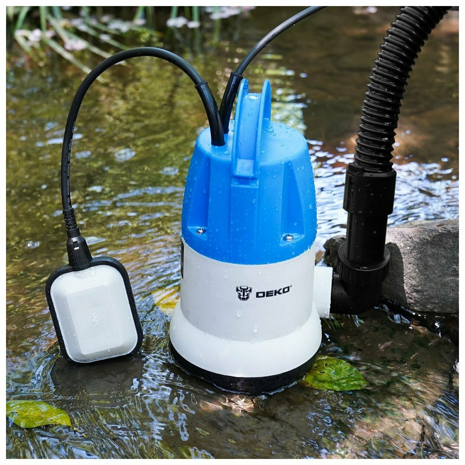 Дренажный насос для чистой воды DEKO CWP-550P, 550Вт, пластик — фото 5