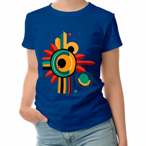 фото Футболка roly, размер l, синий