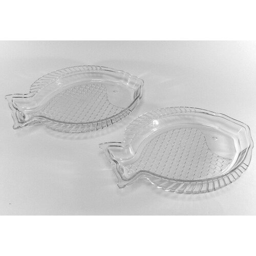 Рыба маленькая круглая тарелка набор из 2 шт-г 641001W 224₽