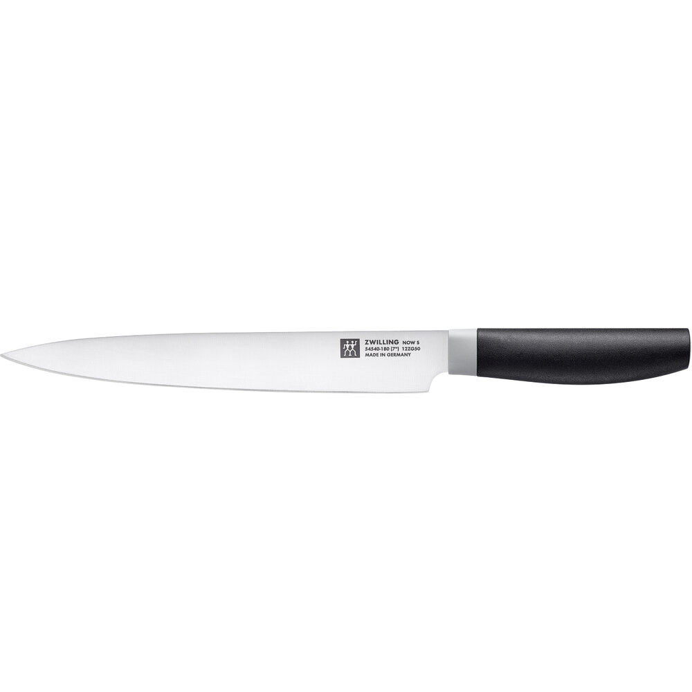 Нож для нарезки Zwilling Now S, 18 см, черный